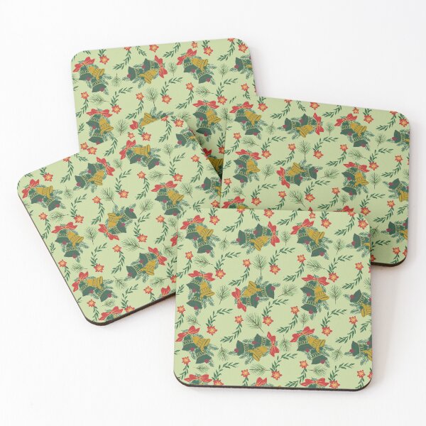 Item preview, Christmas Bells With Leaves Pattern designed and sold by SPF14.
