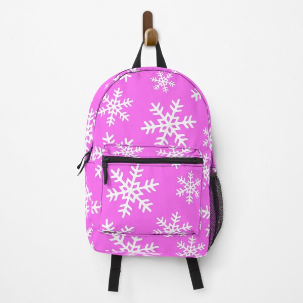 Item preview, Christmas Winter Snowflakes Pattern On Contemporary Holiday Pink designed and sold by DEC02.
