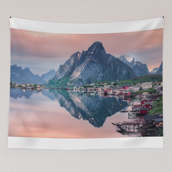 Item preview, The Magical Reine Village in Lofoten Islands Norway designed and sold by KeiserOne.