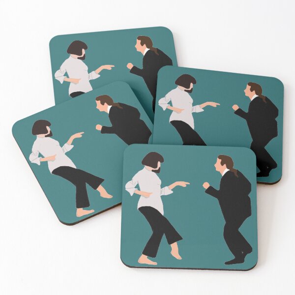 Item preview, Vincent Vega & Mia Wallace twist contest designed and sold by 3leggeddogg.