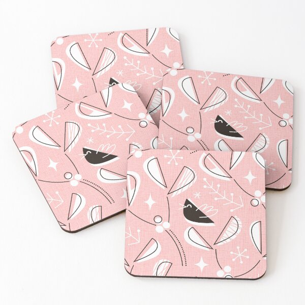 Item preview, MCM - Mistletoe and Blackbirds - Pink designed and sold by miavaldez.