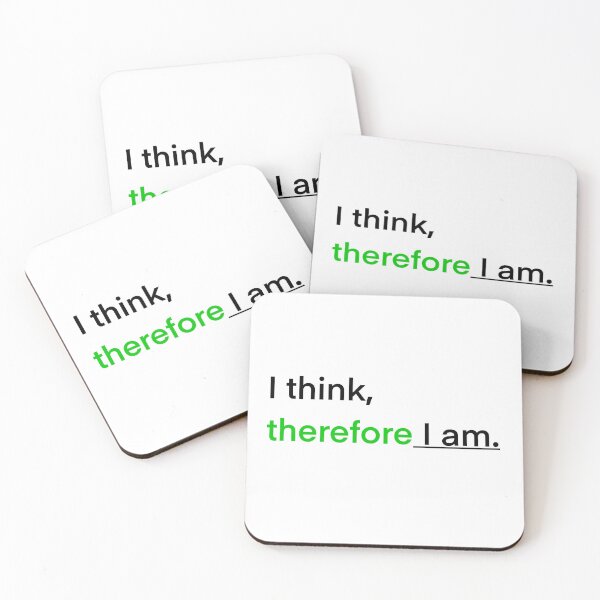 Item preview, I think, therefore I am. designed and sold by ShadesOfFemme.