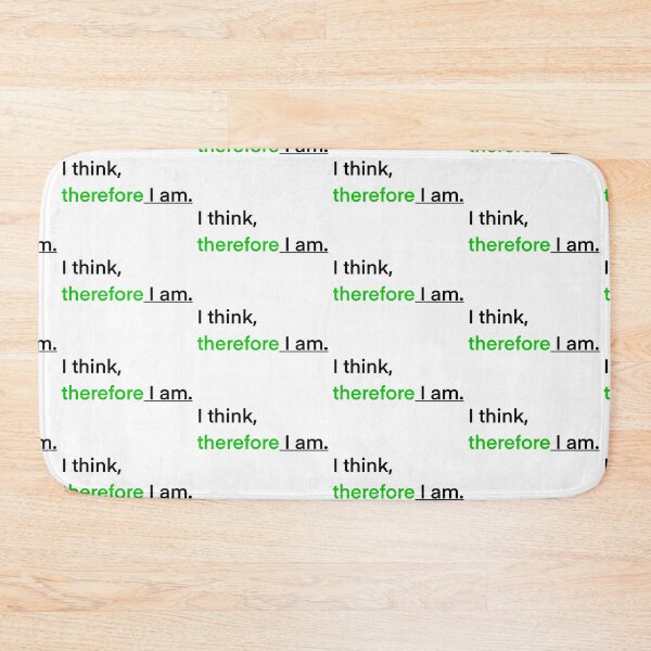 Item preview, I think, therefore I am. designed and sold by ShadesOfFemme.