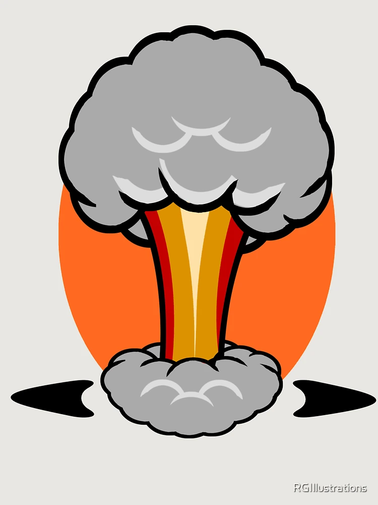 Aperçu 6 sur 6. Sweat à capuche oversize premium avec l'œuvre Boom créée et vendue par RGIllustrations.