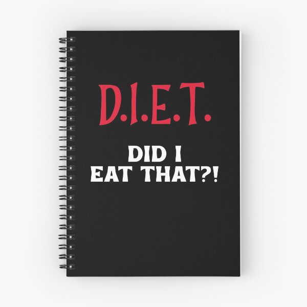 Item preview, D.I.E.T. Did I Eat That?! Hilarious Diet Theme designed and sold by LeftFieldFunny.