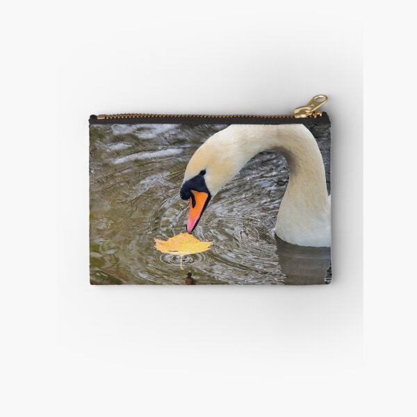 Item preview, Mute Swan with Autumn Leaf designed and sold by Dorset Girl.