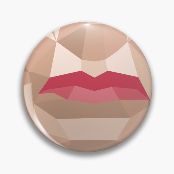 Item preview, Geometric Art Pop 3D Skin Tone Mask Pink Lips designed and sold by NikolaT23.
