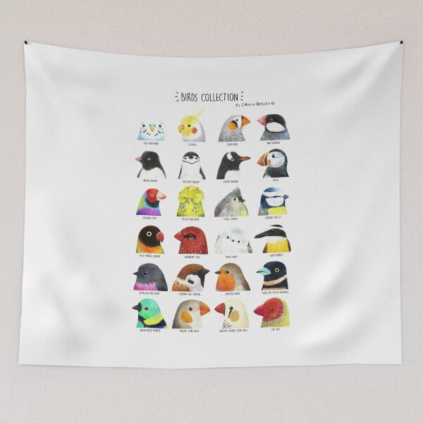 Item preview, Birds Collection - version with letters in black designed and sold by julianamotzko.