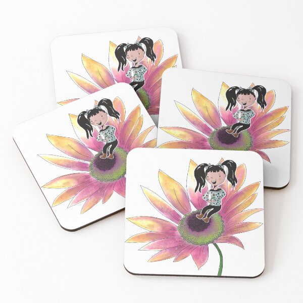 Item preview, Girl sitting on a flower  designed and sold by Kreajuut.