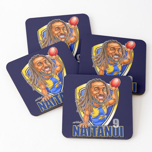 Item preview, Nic Naitanui cartoon - West Coast Eagles - Artwork by Brocker designed and sold by baproducts.