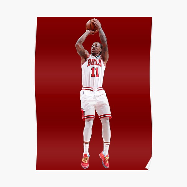 Download Demar Derozan Chicago Bulls Team Poster Wallpaper
