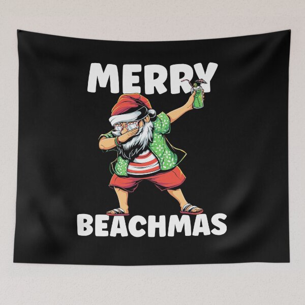 Item preview, Merry Beachmas Dabbing Beach Santa designed and sold by Meliafroggy.
