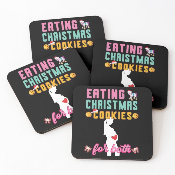 Item preview, Eating Christmas Cookies For Both Christmas Maternity Design designed and sold by amishacreates.