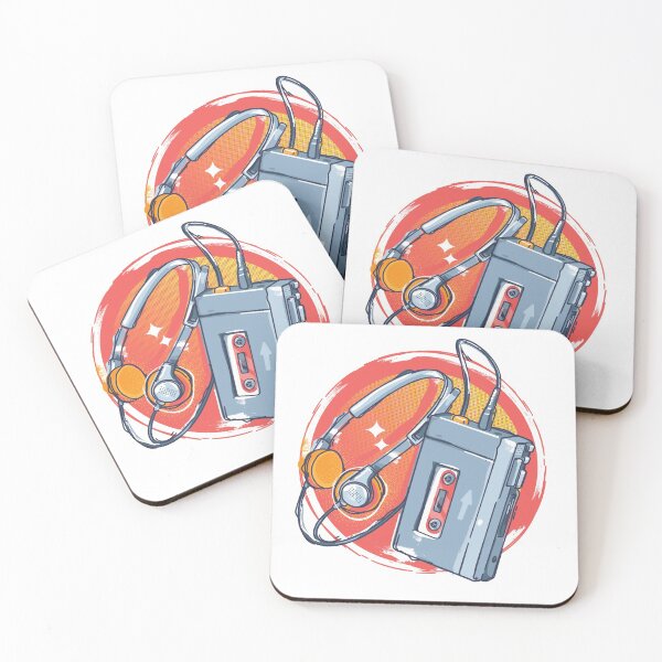 Item preview, Retro Sony Walkman illustration designed and sold by grafikis.