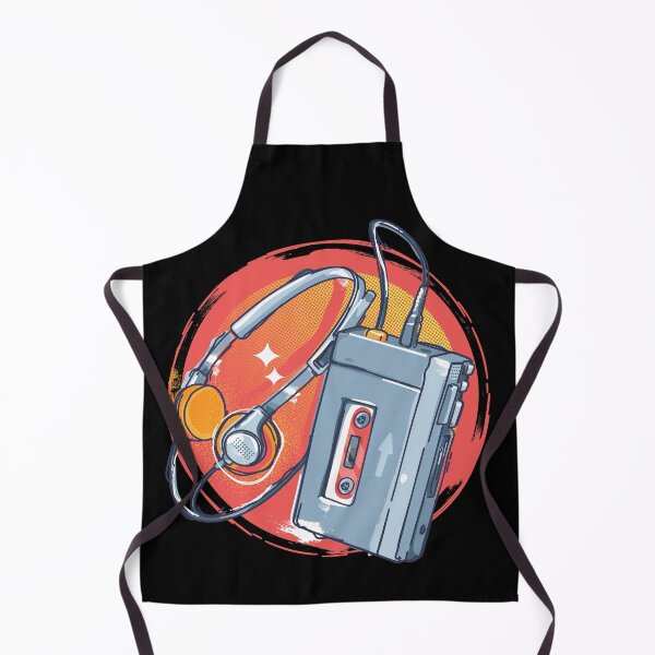 Item preview, Retro Sony Walkman illustration designed and sold by grafikis.