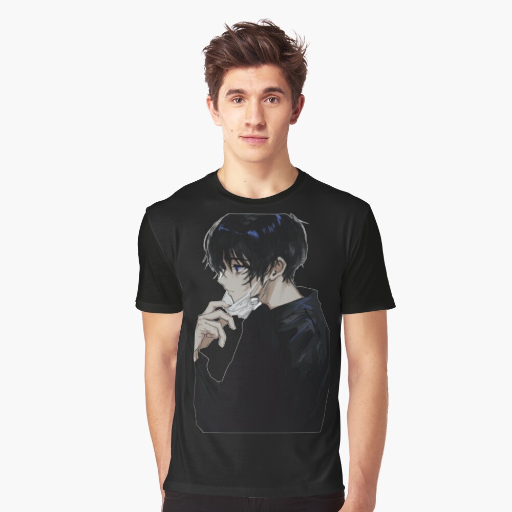 Anime Bad boy - Front-Printed Oversized T-Shirt - Frankly Wearing