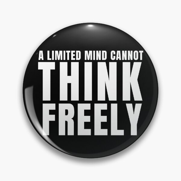 Item preview, a limited mind cannot think freely designed and sold by KingsManKind.
