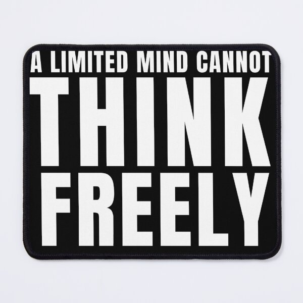 Item preview, a limited mind cannot think freely designed and sold by KingsManKind.