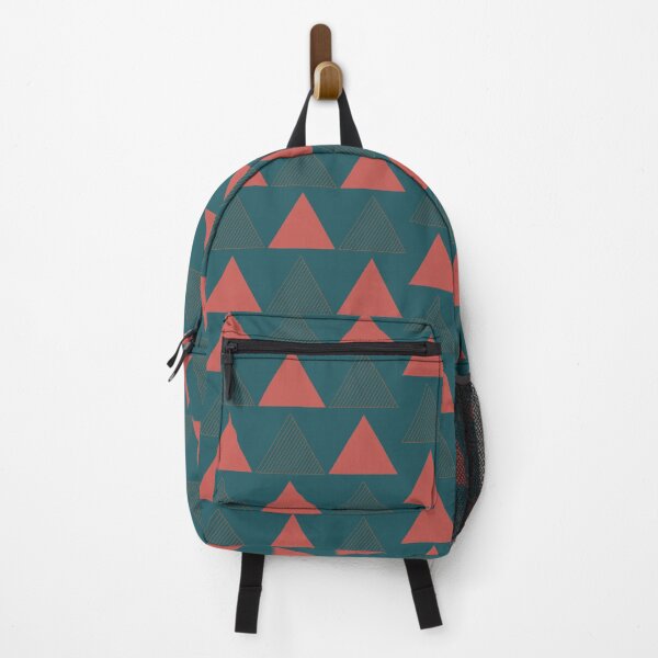 Item preview, Triangle Pattern Color 2 Green Orange designed and sold by Mimi Huang.