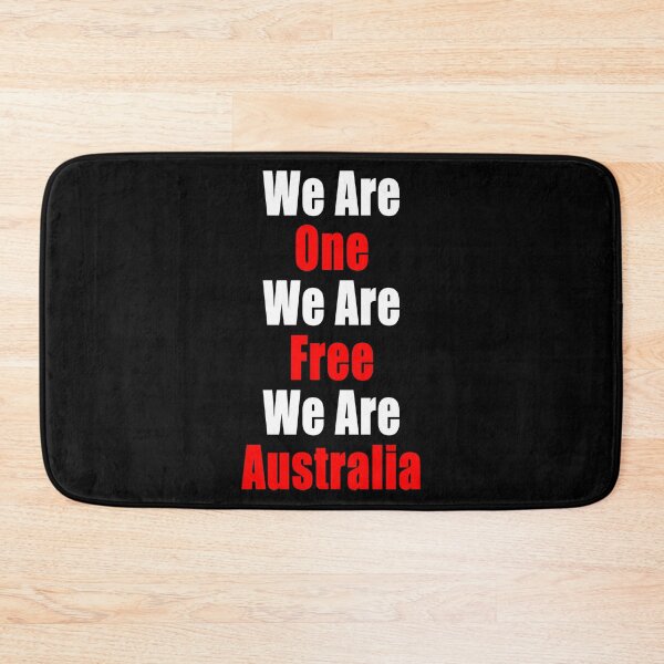 Item preview, We Are One We Are Free We Are Australia Anti Segregation Patriotic Vaccine Mandate designed and sold by Jason Gilbert.