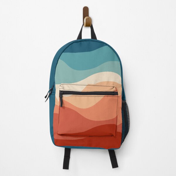 Item preview, Colorful retro style waves decoration designed and sold by BattaAnastasia.