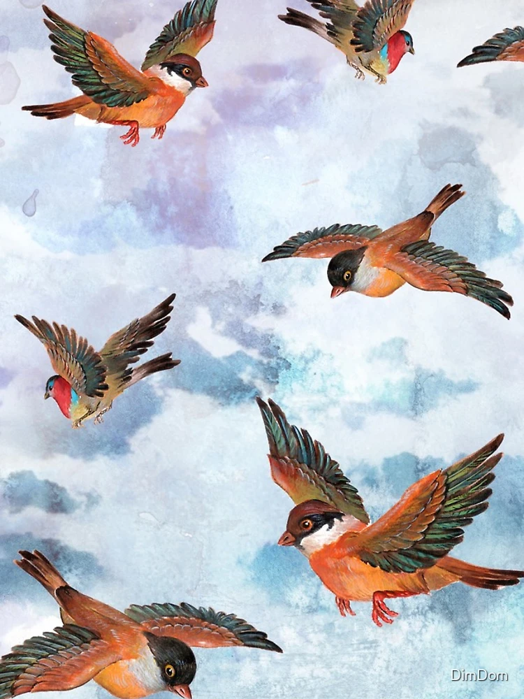Thumbnail 4 of 4, iPhone Case, Sparrows designed and sold by DimDom.