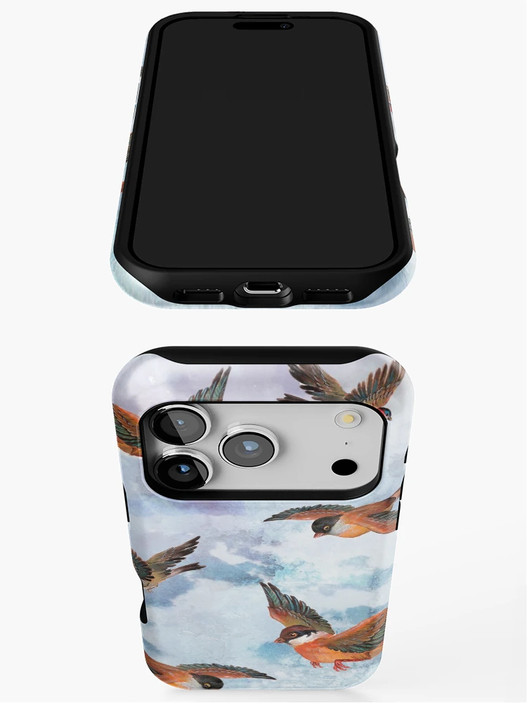 Thumbnail 3 of 4, iPhone Case, Sparrows designed and sold by DimDom.
