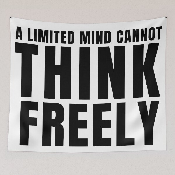 Item preview, a limited mind cannot think freely 2 designed and sold by KingsManKind.