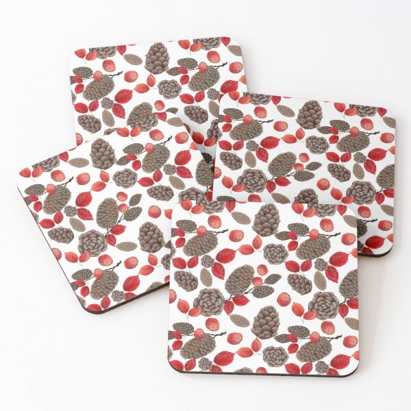 Item preview, Autumn Red Berry x Pinecone designed and sold by IcyArtShop.
