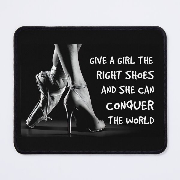 Item preview, Girl Ballet Poster Gift - Give A Girl The Right Shoes And She Conquer The World designed and sold by SockaArt1.