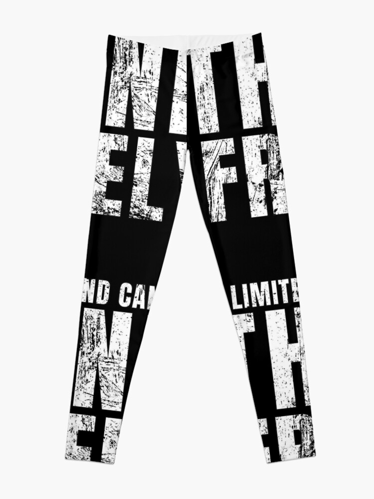 limited mind cannot think freely- distressed Leggings for Sale by