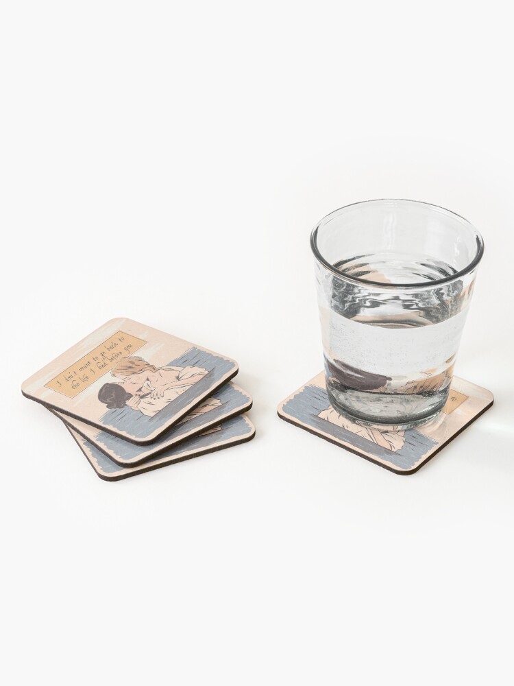 Alternate view of life before you Coasters (Set of 4)