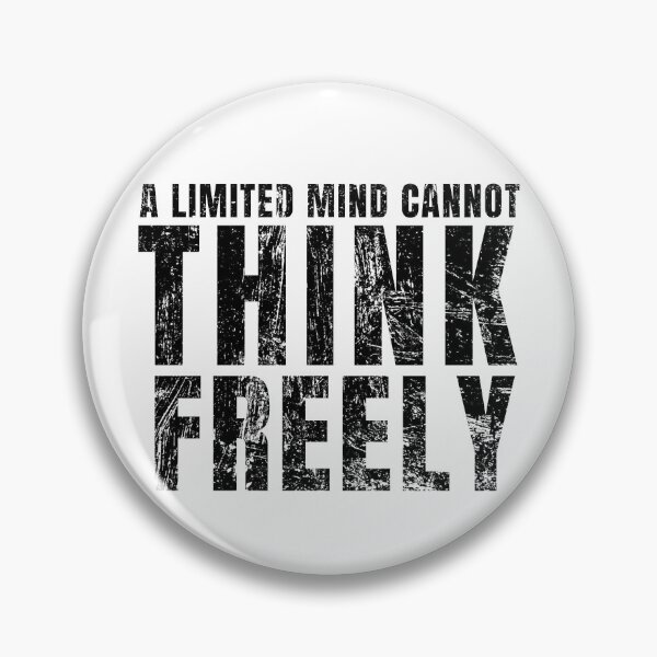 Item preview, a limited mind cannot think freely- distressed 2 designed and sold by KingsManKind.