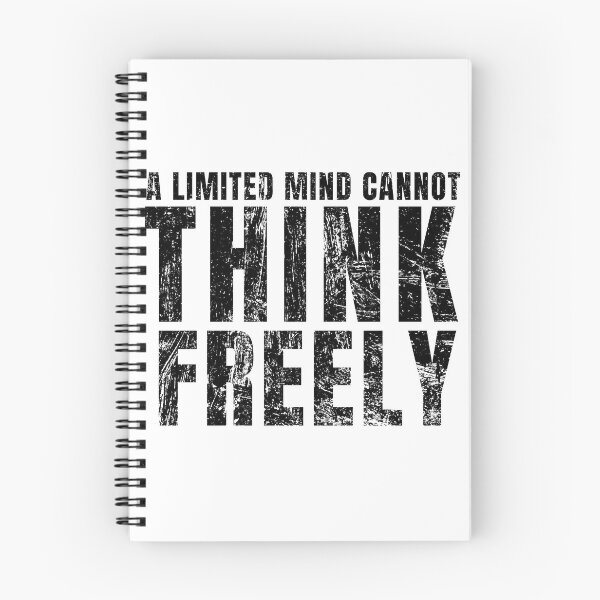 Item preview, a limited mind cannot think freely- distressed 2 designed and sold by KingsManKind.