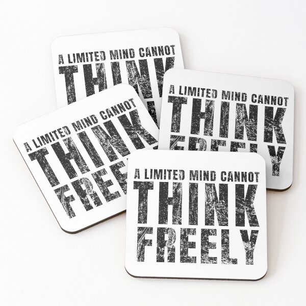 Item preview, a limited mind cannot think freely- distressed 2 designed and sold by KingsManKind.