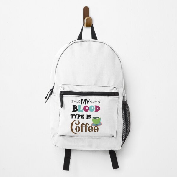 Item preview, My Blood Type Is Coffee - Trendy Coffee Is a Hug In a Mug Quote For Coffee Lovers and Coffee Addicts designed and sold by Prince - Bestseller ★★★★★.