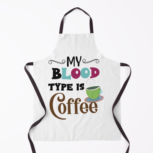 Item preview, My Blood Type Is Coffee - Trendy Coffee Is a Hug In a Mug Quote For Coffee Lovers and Coffee Addicts designed and sold by Prince - Bestseller ★★★★★.