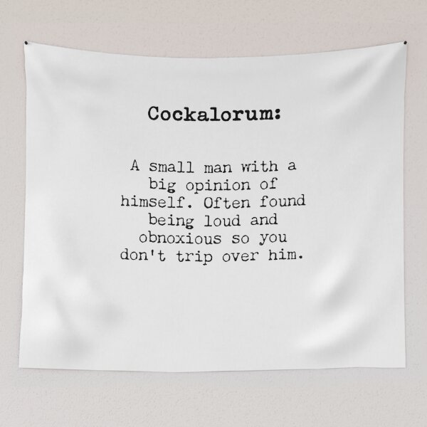 Item preview, Cockalorum -A Wordy Alternative from the Great British Archaic Dictionary! designed and sold by Jules Smith.