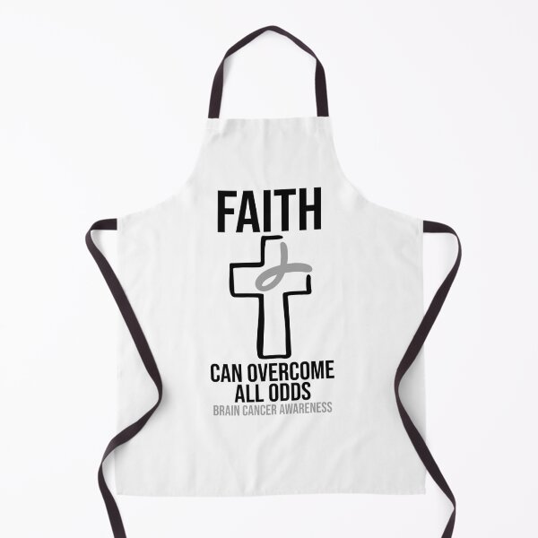 Item preview, Brain Cancer Awareness - Faith Can Overcome All Odds designed and sold by Meliafroggy.