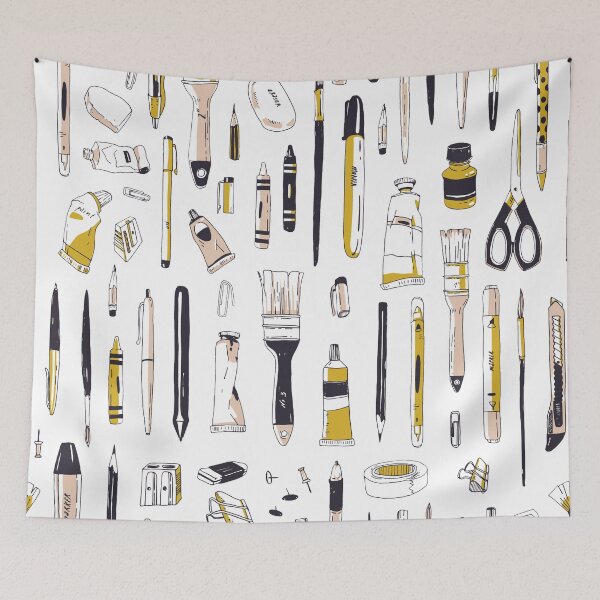 Item preview, Art Supplies Art Print  designed and sold by Dollfacedesign.