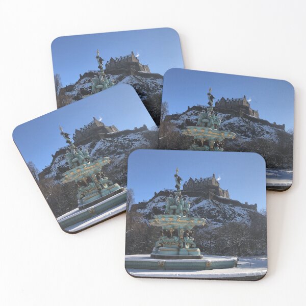 Item preview, Edinburgh Castle in the snow designed and sold by Pat Millar.