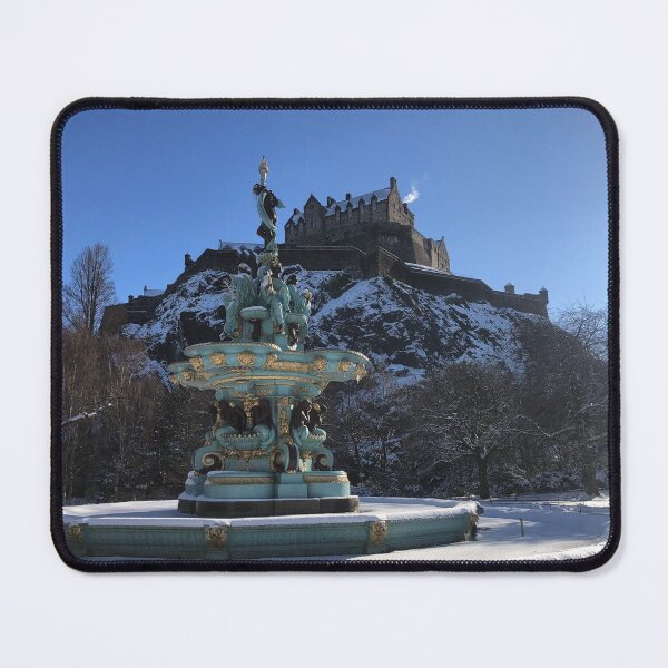 Item preview, Edinburgh Castle in the snow designed and sold by Pat Millar.