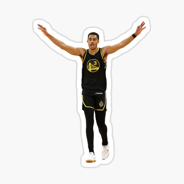 Jordan Poole Basketball Edit Poster Warriors - Jordan Poole - Sticker