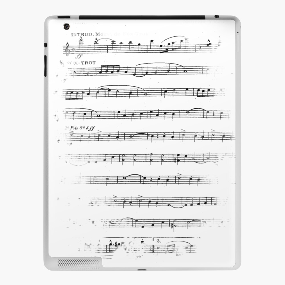 vintage-staff-musical-staff-music-staff-musical-notes-ipad-case