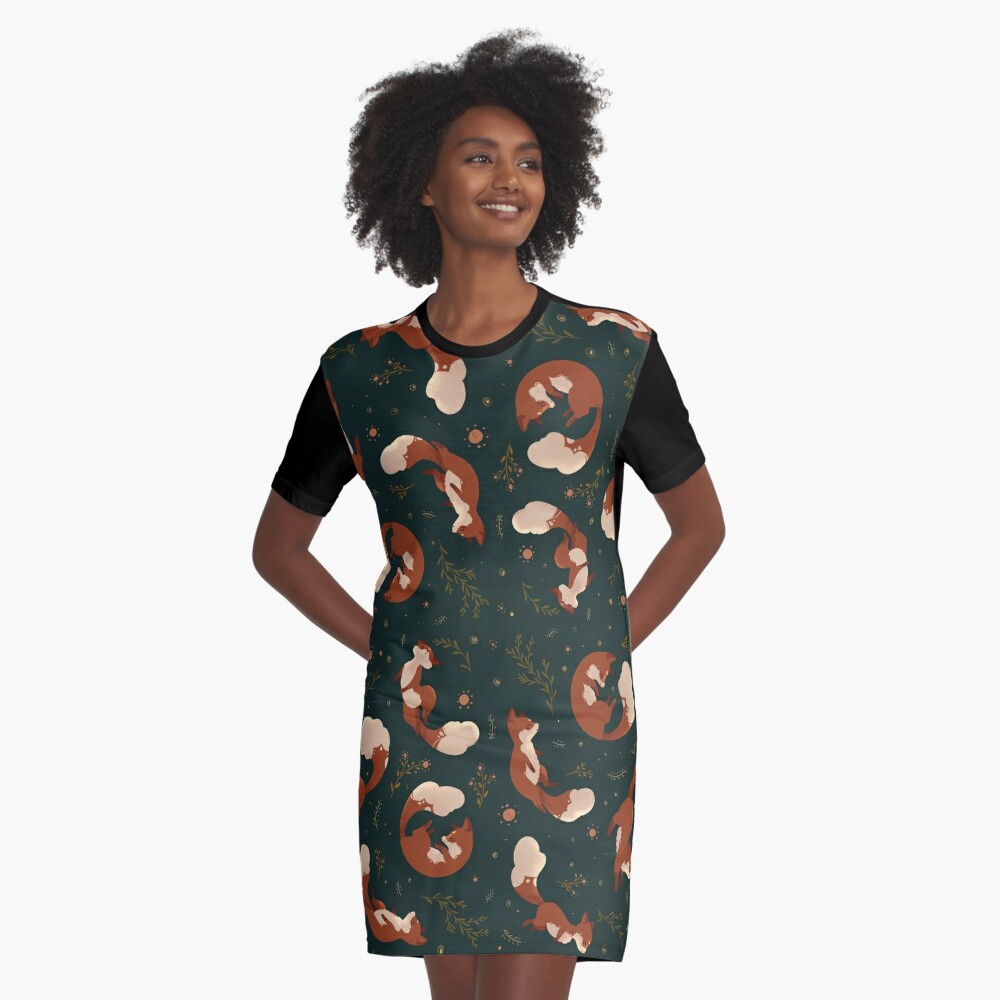 Item preview, Graphic T-Shirt Dress designed and sold by Sandramartins.