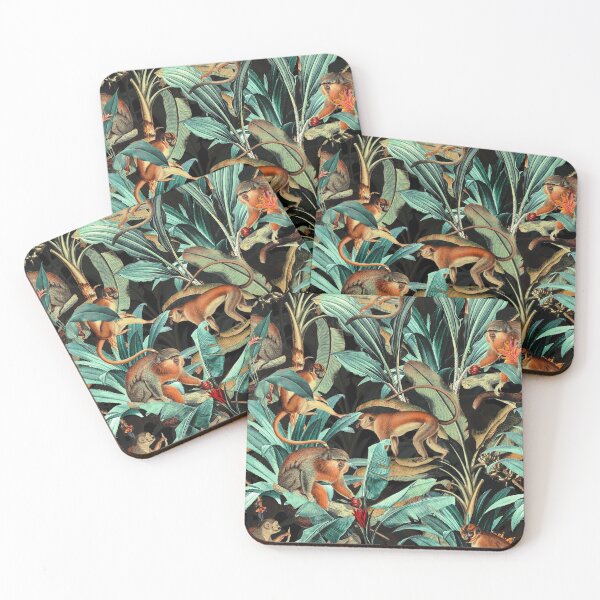 Item preview, Monkey Tropical Jungle designed and sold by Burcu Korkmazyurek.