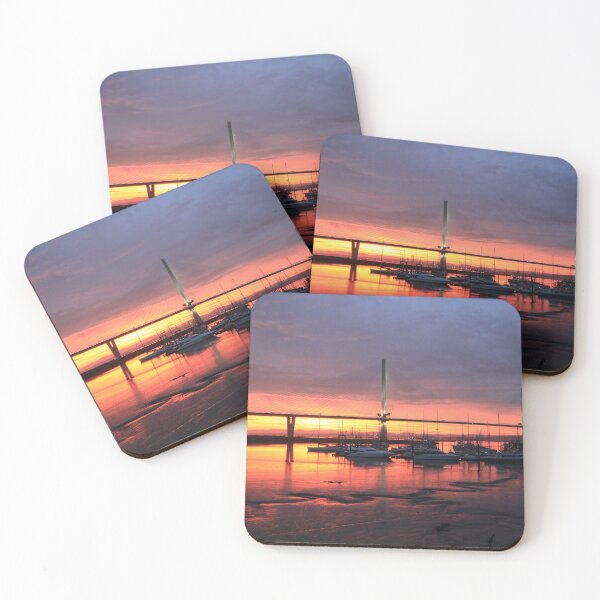 Item preview, Scottish Sunset over the Queensferry Crossing designed and sold by Pat Millar.