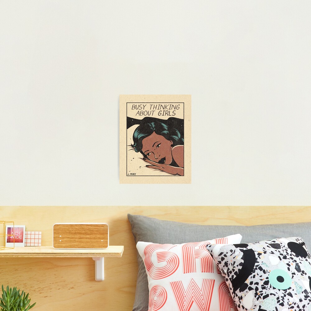 busy thinking about girls Photographic Print