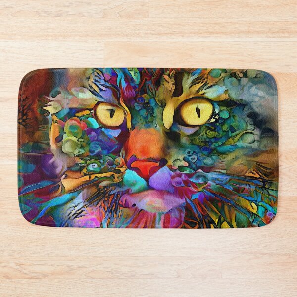 Item preview, Galinda, cat, chat, cat, kitty, lea roche paintings, designed and sold by L. ROCHE.