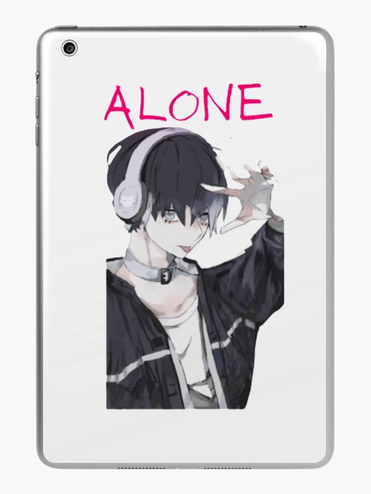 Alone-Anime-Anime-Art-Anime-Boy-Favim-Co, Painting by Koldin